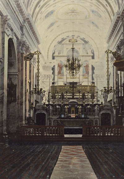 Jerusalem, Interior of the Holy Sepulchre by European Photographer